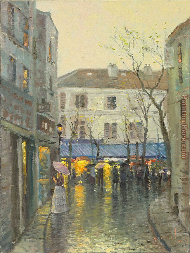 Thomas Kinkade Montmartre